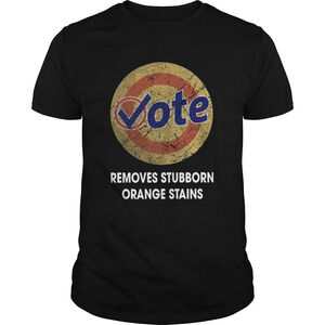 Vote Removes Stubborn Orange Stains Shirt